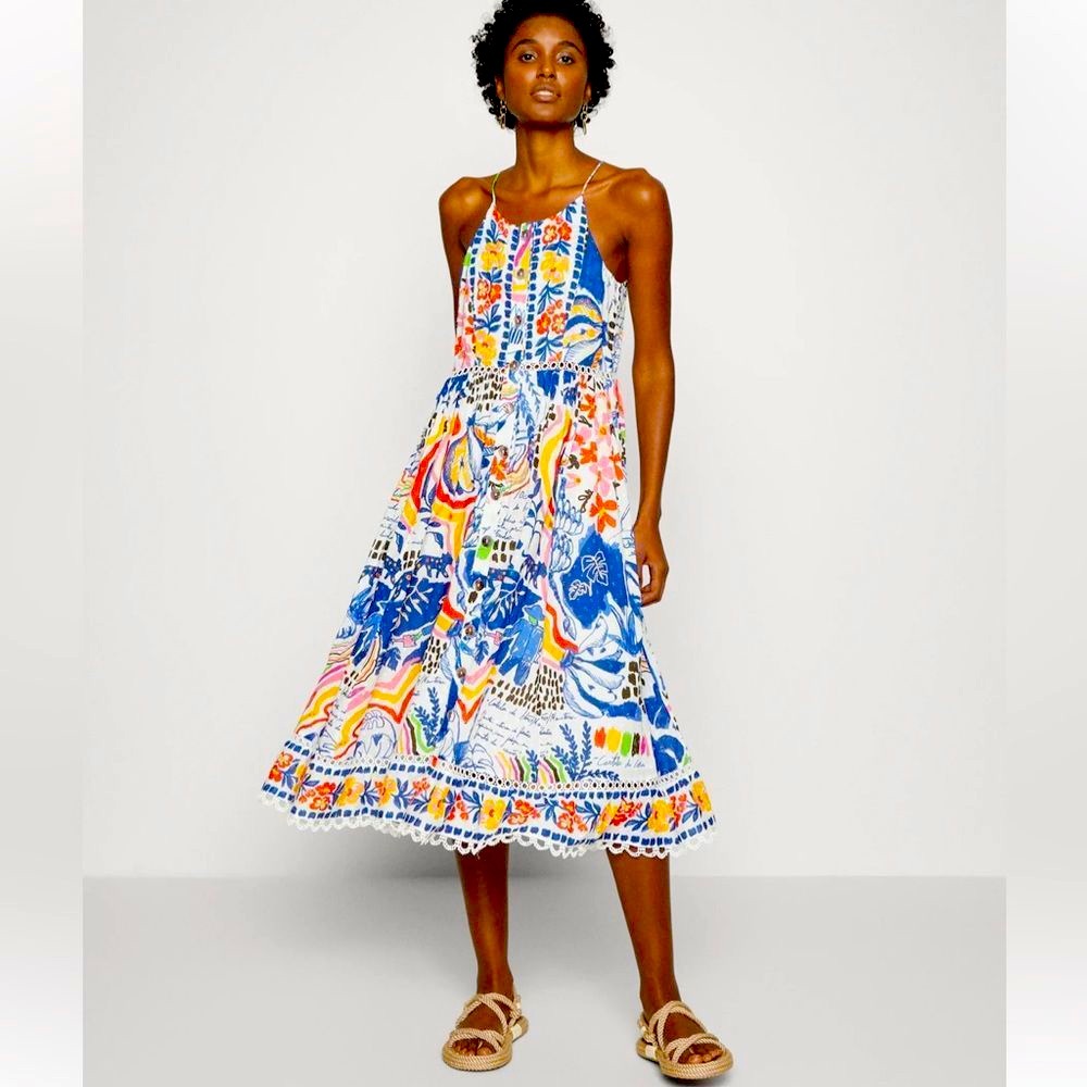 Farm Rio Wild Brazil Midi Dress NWT size XL
